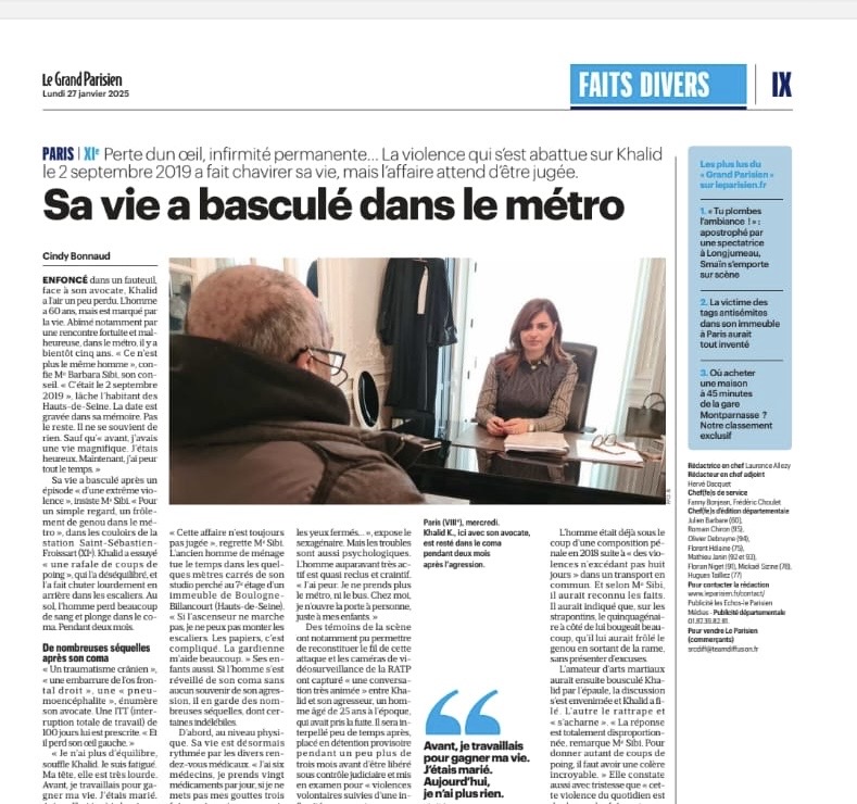 meurtre de Saba Le Parisien